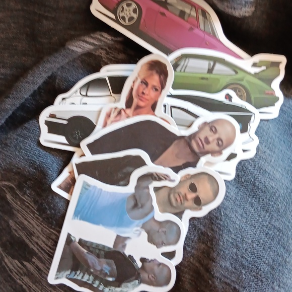 8 stickers/ fast and furious (set nwot) - Picture 1 of 3